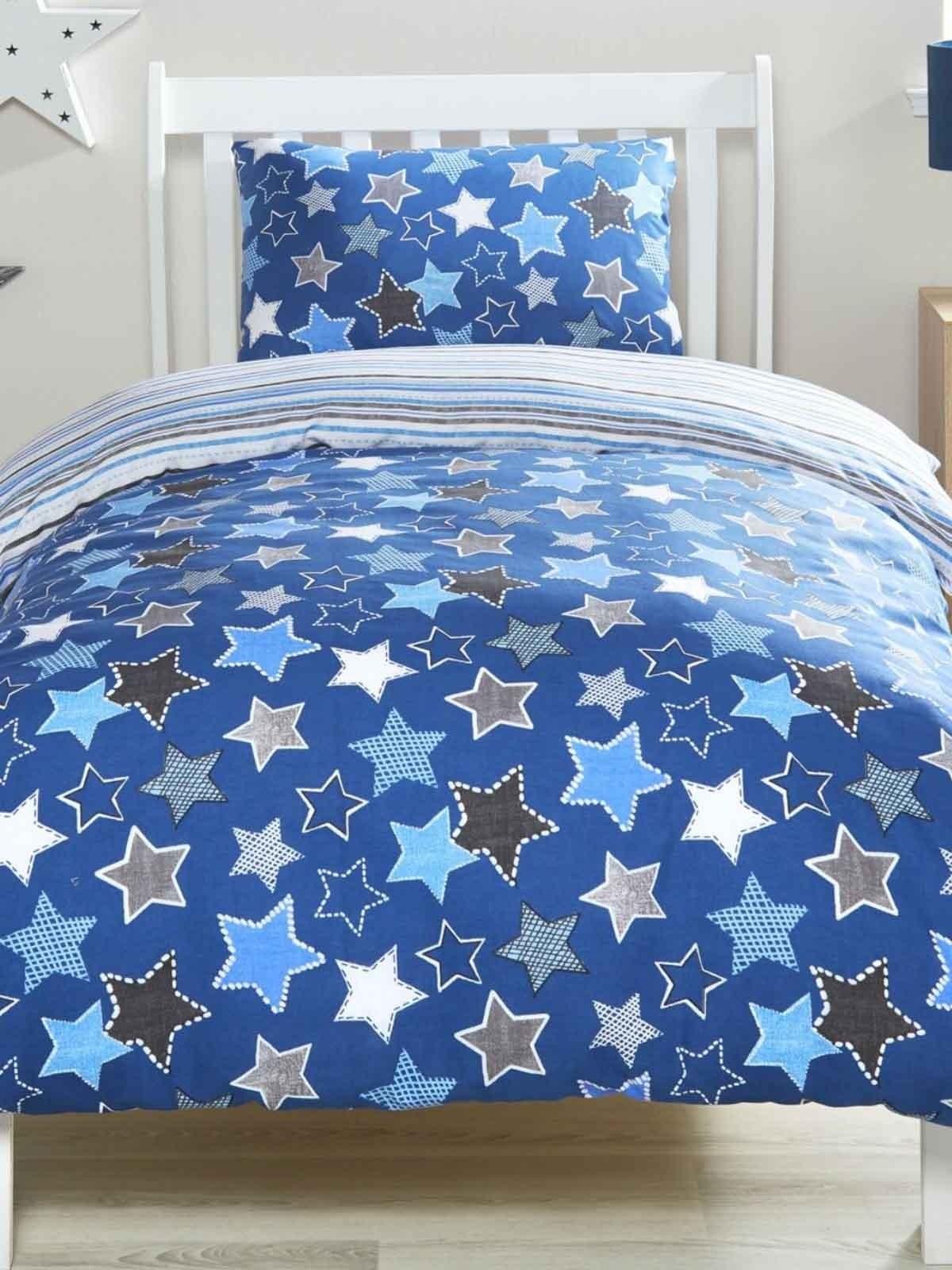 Stars Stripes Kids Duvet Sets Blue Ponden Home