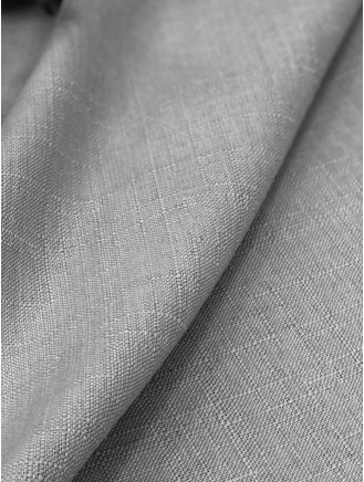 Grey Harlow Eyelet Door Curtain