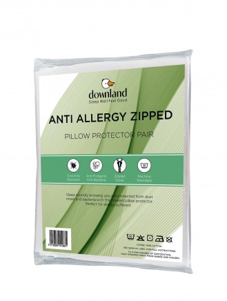 Anti Allergy Zipped Pillow Protector
