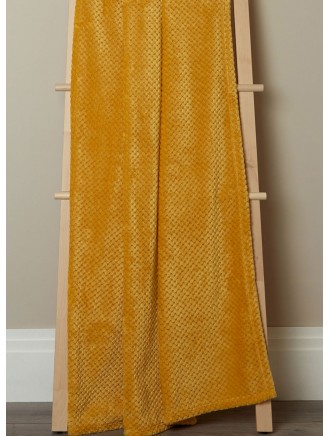 Waffle Throw Ochre