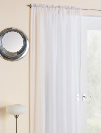 White Crystal Voile Panel