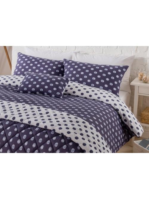 Jersey Spot Bedding Collection Blue