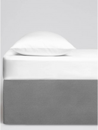 Brushed Cotton Fitted Sheet White