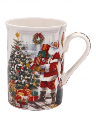 Santa Fine China Boxed Mug