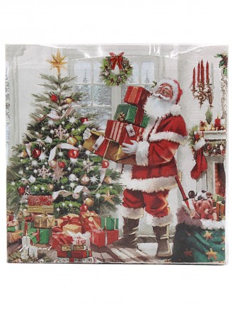 Santa Paper Napkins (Pack of 20)