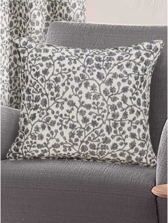 Grey Jacquard Cushion