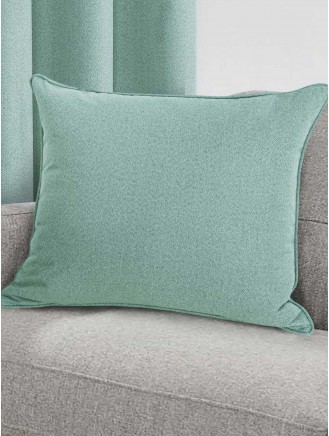 Duck Egg Herringbone Cushion