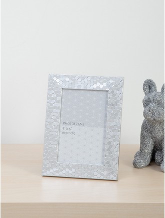 Silver Mosaic Photo Frame 6x4"