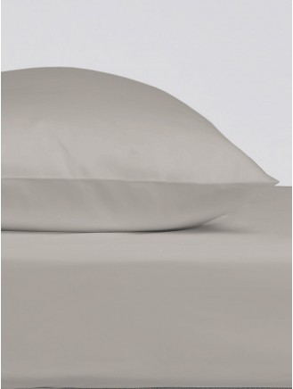 Cotton 200 Thread Count Pillowcase Pair Grey