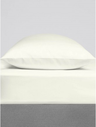 Cotton 200 Thread Count Pillowcase Pair Cream
