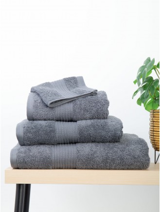 Luxury Egyptian Towels Charcoal
