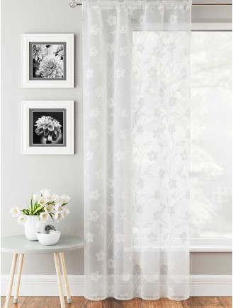 Sienna Voile Panel White